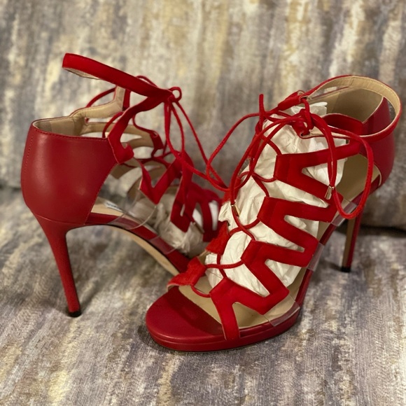 Jimmy Choo Strappy Heels - Picture 7 of 9